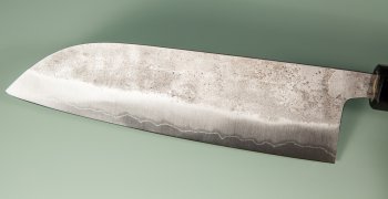 Fujiwara Teruyasu Nashiji Wa-Santoku 185mm Cherrywood