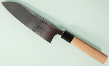 Yauji Tsuchime Kurouchi Wa-Santoku 170mm