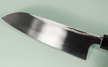 Yauji Tsuchime Kurouchi Wa-Santoku 170mm