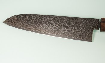 Konosuke Keiai NT Wa-Santoku 180mm Khii Rosewood