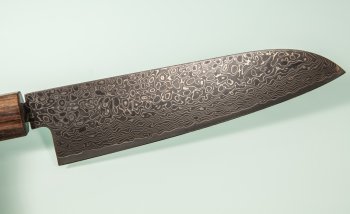 Konosuke Keiai NT Wa-Santoku 180mm Khii Rosewood