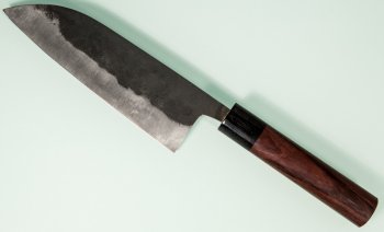 Fujiwara Teruyasu Kurouchi Wa-Santoku 165mm Rosewood