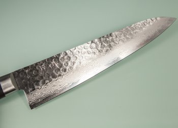 Damascus 17 Hammered Gyuto 240mm black