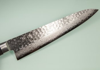 Damascus 17 Hammered Gyuto 240mm black