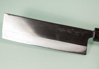 Yoshimitsu Shirogami 1 Wa-Nakiri 160mm polished