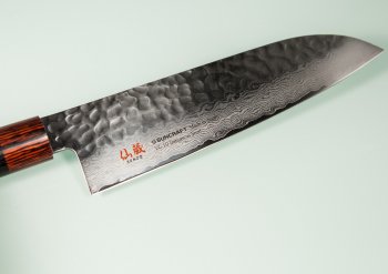 Senzo Tsuchime Wa-Santoku 180mm