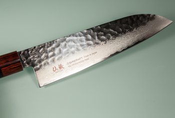 Senzo Tsuchime Wa-Santoku 180mm