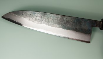 Nishida Shirogami 1 Gyuto 210mm Kurouchi RO