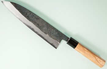 Nishida Shirogami 1 Gyuto 210mm Kurouchi CO