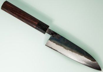 Nishida Shirogami 1 Funayuki 150mm Kurouchi RO