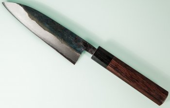 Nishida Shirogami 1 Funayuki 150mm Kurouchi RO