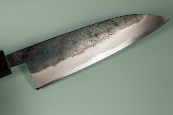 Nishida Shirogami 1 Funayuki 150mm Kurouchi RO