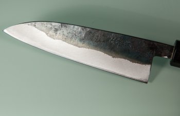 Nishida Shirogami 1 Funayuki 150mm Kurouchi RO