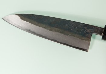 Nishida Shirogami 1 Funayuki 160mm Kurouchi RO