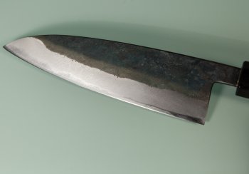 Nishida Shirogami 1 Funayuki 160mm Kurouchi RO