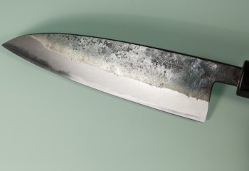 Nishida Shirogami 1 Funayuki 160mm Kurouchi RO