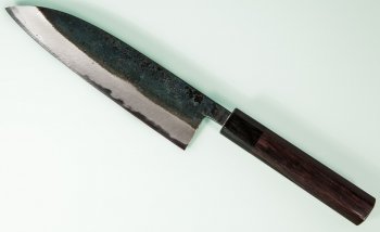 Nishida Shirogami 1 Funayuki 180mm Kurouchi RO