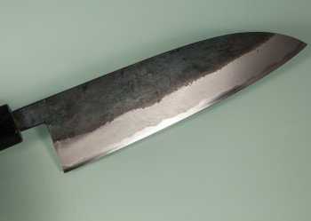 Nishida Shirogami 1 Funayuki 180mm Kurouchi RO