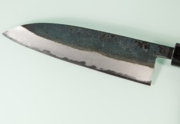 Nishida Shirogami 1 Funayuki 180mm Kurouchi RO