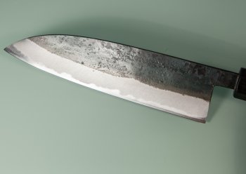 Nishida Shirogami 1 Funayuki 180mm Kurouchi RO