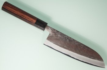 Tadafusa Black Aogami Wa-Santoku 165mm RO