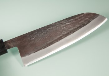 Tadafusa Black Aogami Wa-Santoku 165mm RO
