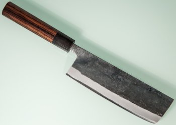 Tadafusa Shirogami Black Wa-Nakiri 165mm RO