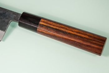 Tadafusa Shirogami Black Santoku 165mm RO