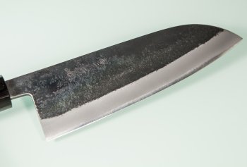 Tadafusa Shirogami Black Santoku 165mm RO