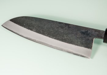 Tadafusa Shirogami Black Santoku 165mm RO