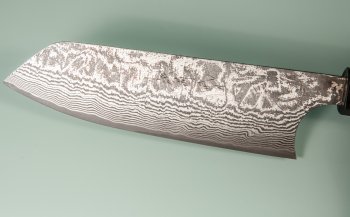 Shiro Kamo Orca R2 Wa-Bunka 135mm Deluxe Damascus