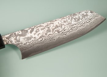 Shiro Kamo Orca R2 Wa-Bunka 135mm Deluxe Damascus
