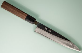 Tsutomu Kajiwara Kurouchi Damascus Wa-Petty 155mm