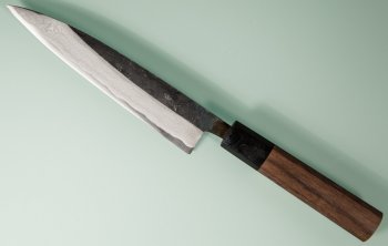 Tsutomu Kajiwara Kurouchi Damascus Wa-Petty 155mm