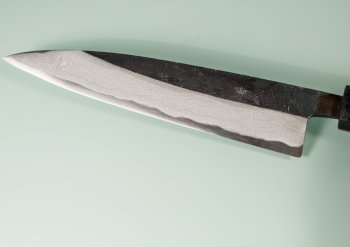 Tsutomu Kajiwara Kurouchi Damascus Wa-Petty 155mm