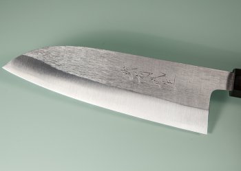 Shirou Kamo Aogami 2 Ebony Santoku 150mm