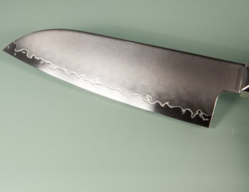 Mcusta Zanmai Revolution SPG2 Ko-Santoku 150mm Green