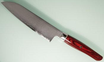 Mcusta Zanmai Revolution SPG2 Santoku 180mm Red