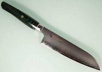 Mcusta Zanmai Revolution SPG2 Santoku 180mm Green