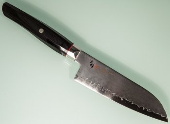 Mcusta Zanmai Revolution SPG2 Ko-Santoku 150mm Black