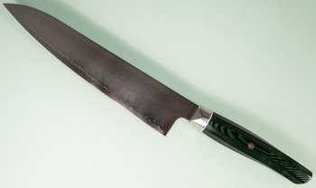 Mcusta Zanmai Revolution SPG2 Gyuto 210mm Green