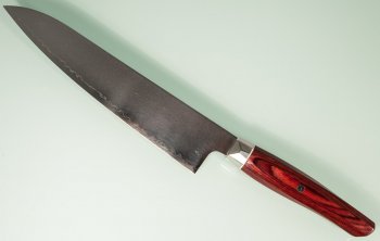 Mcusta Zanmai Revolution SPG2 Gyuto 210mm Red