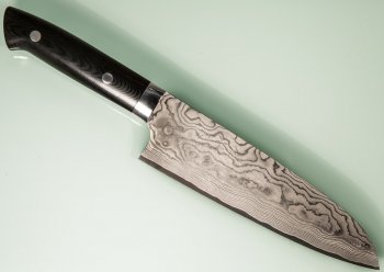 Takeshi Saji Santoku 180mm black Micarta