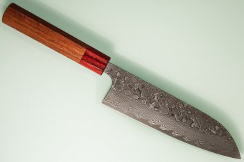 Yoshimi Kato SG2 Damascus Wa-Santoku 170mm