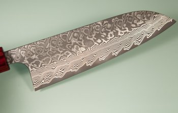 Yoshimi Kato SG2 Damascus Wa-Santoku 170mm