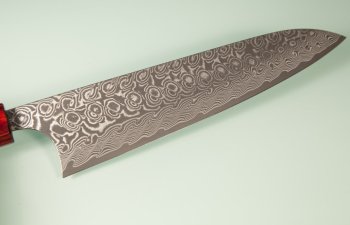 Yoshimi Kato SG2 Damascus Wa-Gyuto 215mm