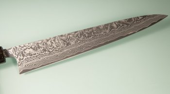 Shiro Kamo Pulverstahl Wa-Sujihiki 270mm Ebony