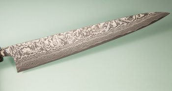 Shiro Kamo Pulverstahl Wa-Sujihiki 270mm Ebony