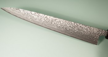 Shiro Kamo Pulverstahl Wa-Sujihiki 270mm Ebony