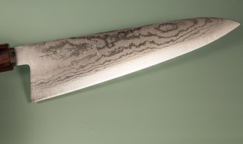 Tanaka Shigeki VG-10 Damascus Wa-Gyuto 215mm Keyaki